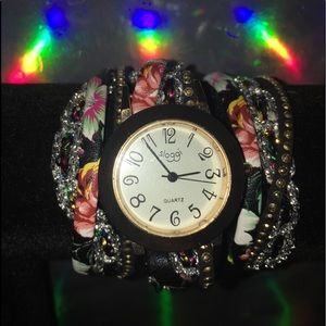 *NEW* Floral wrap bracelet watch